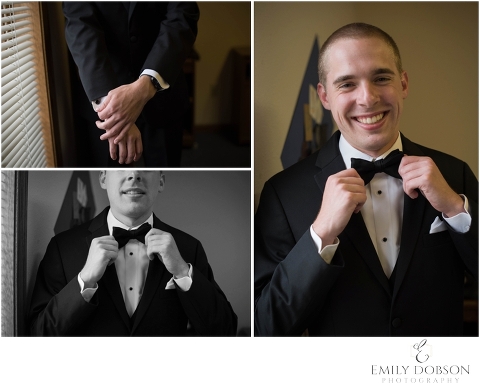 groom getting ready