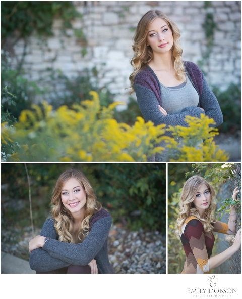 Jerseyville Community HS Senior Standing behind yellow flowers
