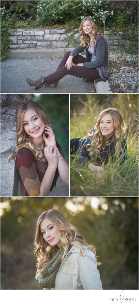 Jerseyville Community HS Senior laying in tall grass