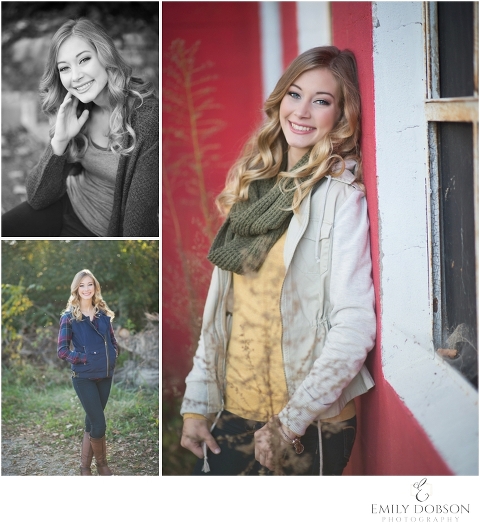 Jerseyville Community HS Senior leaning against red barn
