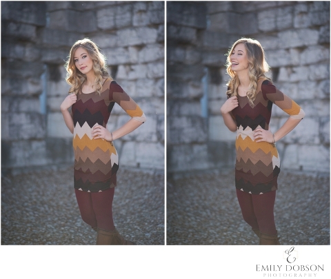 Jerseyville Community HS Senior laughing