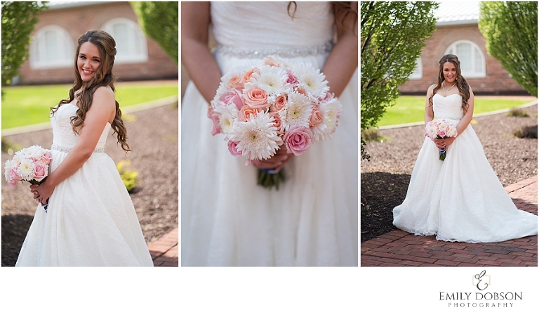 Bride portraits at The LeClaire Room